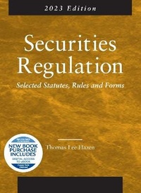 Enlarge image Cover: Securities Regulation, Selected Statutes, Rules and Forms, 2023 Edition - West Academic Press