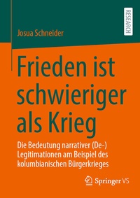 Abbildung von: Frieden ist schwieriger als Krieg - Springer VS