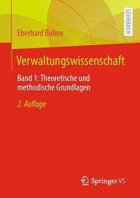 Abbildung von: Verwaltungswissenschaft - Springer VS