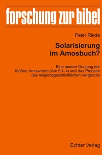 Abbildung von: Solarisierung im Amosbuch? - Echter
