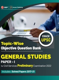 Enlarge image Cover: UPSC General Studies Paper I Topic-Wise Objective Question Bank - GK Publications
