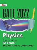 Cover: Gate 2022physics22 Years Chapter-Wise Solved Papers (2000-2021) - G K Publications Private Limited