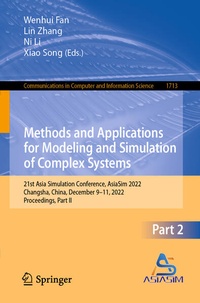 Enlarge image Cover: Methods and Applications for Modeling and Simulation of Complex Systems - Springer