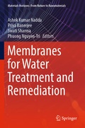 Cover: Membranes for Water Treatment and Remediation - Springer