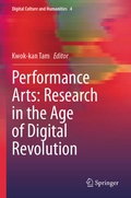 Cover: Performance Arts: Research in the Age of Digital Revolution - Springer