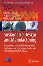 Cover: Sustainable Design and Manufacturing - Springer
