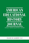 Cover: American Educational History Journal - IAP - Information Age Publishing
