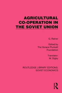 Abbildung von: Agricultural Co-operation in the Soviet Union - Routledge