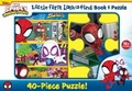 Cover: Disney Junior Marvel Spidey and His Amazing Friends: Little First Look and Find Book & Puzzle - Phoenix International Publications, Incorporated