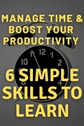 Cover: How To Manage Time & Boost Productivity (E-book) - E-BOOK