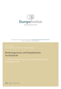 Abbildung von: Rechnungswesen und Kapitalschutz im Strafrecht - buch & netz