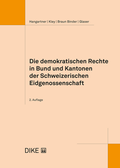 Cover: Die demokratischen Rechte in Bund und Kantonen der Schweizerischen Eidgenossenschaft - Dike Verlag Z&uuml;rich