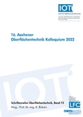 Cover: 16. Aachener Oberfl&auml;chentechnik Kolloquium - Shaker
