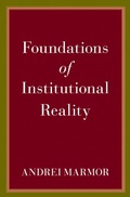 Cover: Foundations of Institutional Reality - OUP eBook