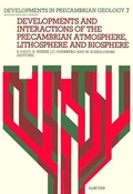 Cover: Developments and Interactions of the Precambrian Atmosphere, Lithosphere and Biosphere - Elsevier