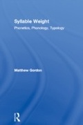 Cover: Syllable Weight - Routledge