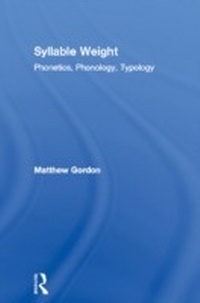 Enlarge image Cover: Syllable Weight - Routledge