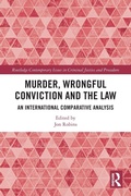 Abbildung von: Murder, Wrongful Conviction and the Law - Routledge