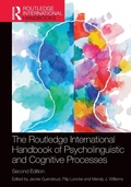 Cover: The Routledge International Handbook of Psycholinguistic and Cognitive Processes - Routledge