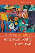 Cover: The Cambridge Introduction to American Poetry since 1945 - Cambridge University Press
