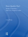 Cover: Does Quality Pay? - Routledge