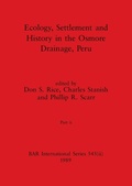 Cover: Ecology, Settlement and History in the Osmore Drainage, Peru, Part ii - British Archaeological Reports Oxford Ltd