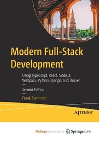 Enlarge image Cover: Modern Full-Stack Development - Apress
