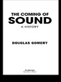 Cover: The Coming of Sound - Routledge