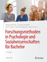 Abbildung von: Forschungsmethoden in Psychologie und Sozialwissenschaften für Bachelor - Springer
