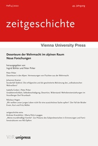 Abbildung von: Deserteure der Wehrmacht im alpinen Raum - Brill Deutschland