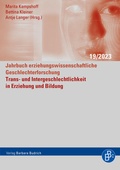 Abbildung von: Trans- und Intergeschlechtlichkeit in Erziehung und Bildung - Verlag Barbara Budrich