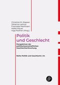 Cover: Politik und Geschlecht - Verlag Barbara Budrich