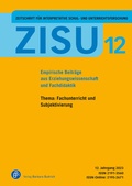 Cover: ZISU 12, 2023 - Zeitschrift f&uuml;r interpretative Schul- und Unterrichtsforschung - Verlag Barbara Budrich