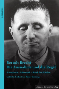 Abbildung von: Bertolt Brecht Die Ausnahme und die Regel - Leipziger Uni-Vlg