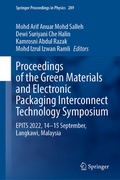 Cover: Proceedings of the Green Materials and Electronic Packaging Interconnect Technology Symposium - Springer