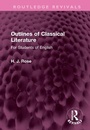 Cover: Outlines of Classical Literature - Routledge