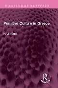Cover: Primitive Culture in Greece - Routledge