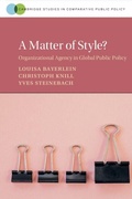 Cover: A Matter of Style? - Cambridge University Press