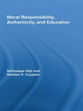 Cover: Moral Responsibility, Authenticity, and Education - Routledge