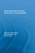 Cover: Understanding the Social Dimension of Sustainability - Routledge