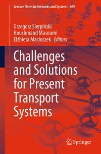 Enlarge image Cover: Challenges and Solutions for Present Transport Systems - Springer