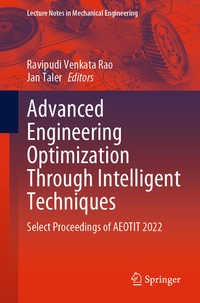 Enlarge image Cover: Advanced Engineering Optimization Through Intelligent Techniques - Springer
