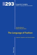 Cover: The language of fashion - Peter Lang Verlag