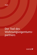 Cover: Der Tod des Wohnungseigentumspartners - Manz