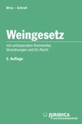 Cover: Weingesetz 5.Auflage - Manz