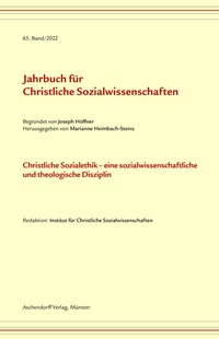 Abbildung von: Jahrbuch für christliche Sozialwissenschaften / Jahrbuch für Christliche Sozialwissenschaft, Band 63/2022 - Aschendorff