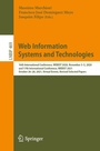 Cover: Web Information Systems and Technologies - Springer