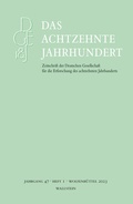 Cover: Das achtzehnte Jahrhundert - Wallstein