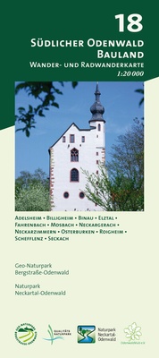 Abbildung von: Blatt 18, Südlicher Odenwald - Bauland - MeKi Landkarten