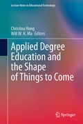 Cover: Applied Degree Education and the Shape of Things to Come - Springer